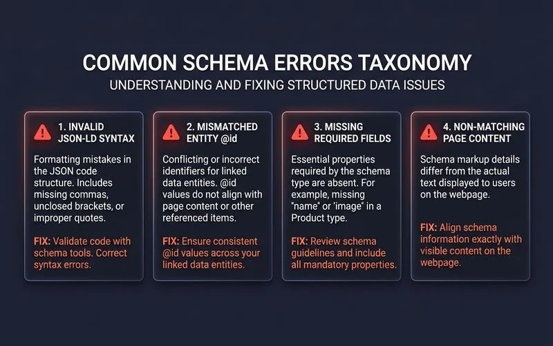 Common schema implementation errors with annotations
