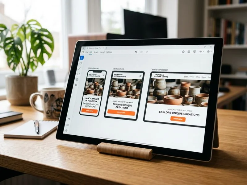 Web Design — work sample 3